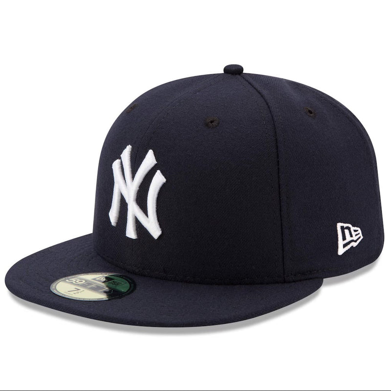 Load image into Gallery viewer, Navy blue MLB team New York Yankees baseball cap with white "NY" logo on the center of the crown.
