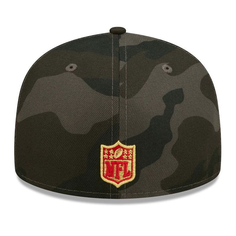 Load image into Gallery viewer, Camouflage baseball cap with NFL logo on a white background
