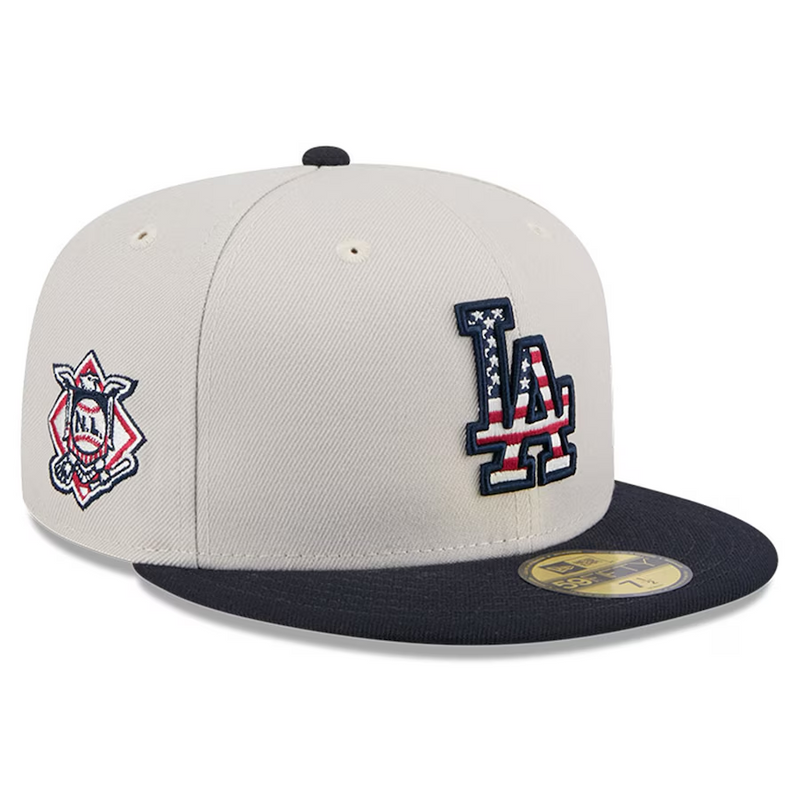 Load image into Gallery viewer, Dodgers cap with LA logo on a white background
