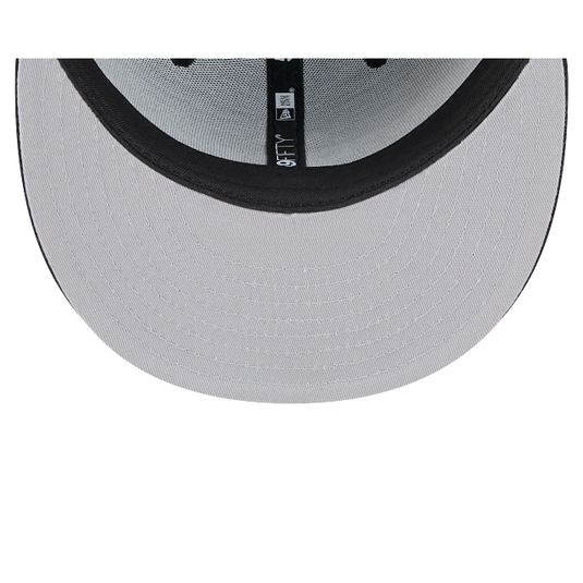 Shot of the gray under visor of a 59FIFTY New Era Fitted Cap. 