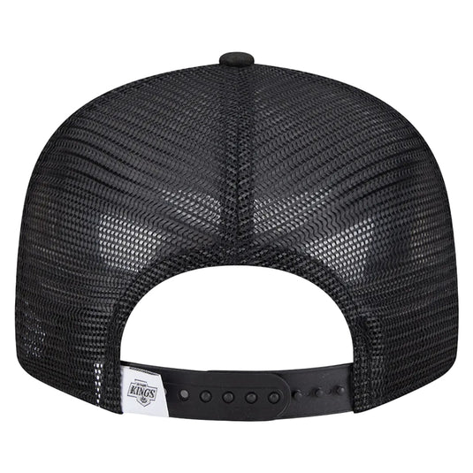 Black mesh cap with a white Kings patch on a white background