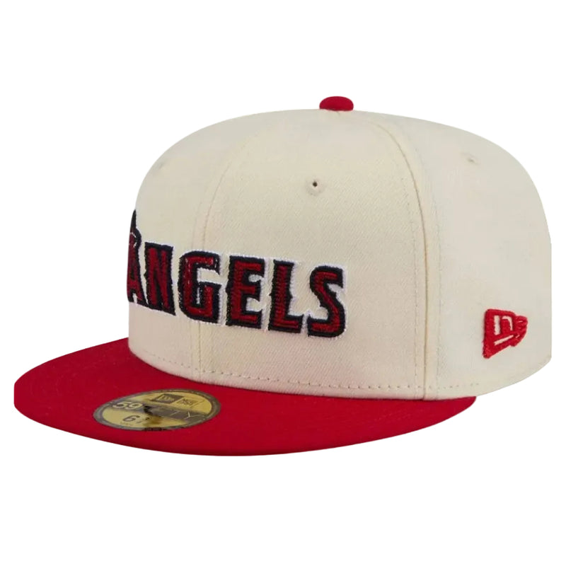 Load image into Gallery viewer, Baseball cap with stitched 'ANGELS' text and New Era logo on a white background
