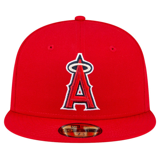 New Era Angels on-field game cap in the original team colors.