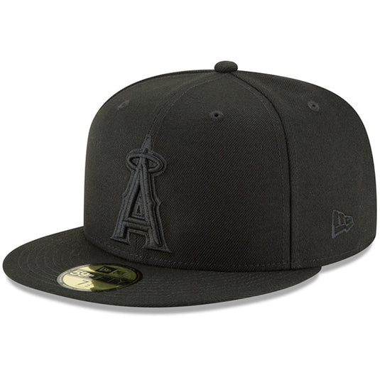 Black Angel cap with team logo on a white background