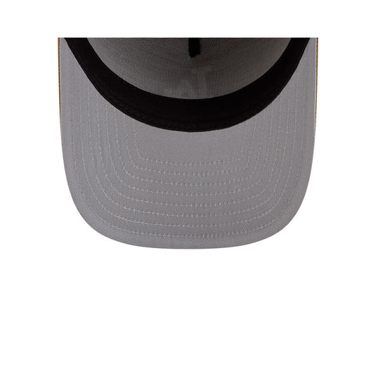 Gray cap with black interior on a white background