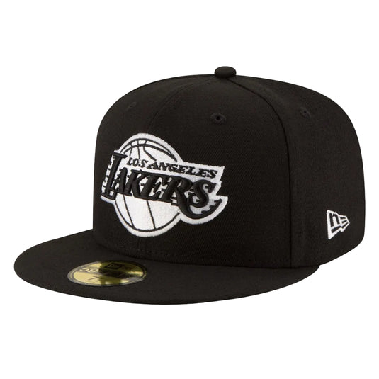 Black Los Angeles Lakers cap with logo on a white background