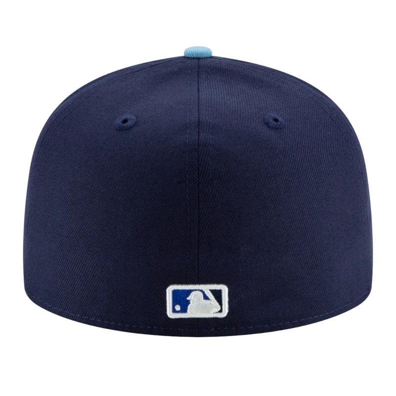 Load image into Gallery viewer, Navy blue baseball cap with MLB logo on a white background
