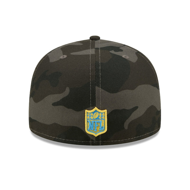 Load image into Gallery viewer, Camouflage baseball cap with NFL logo on a white background
