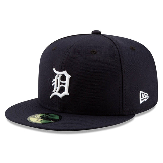 Navy blue Tigers cap with a white logo on a white background