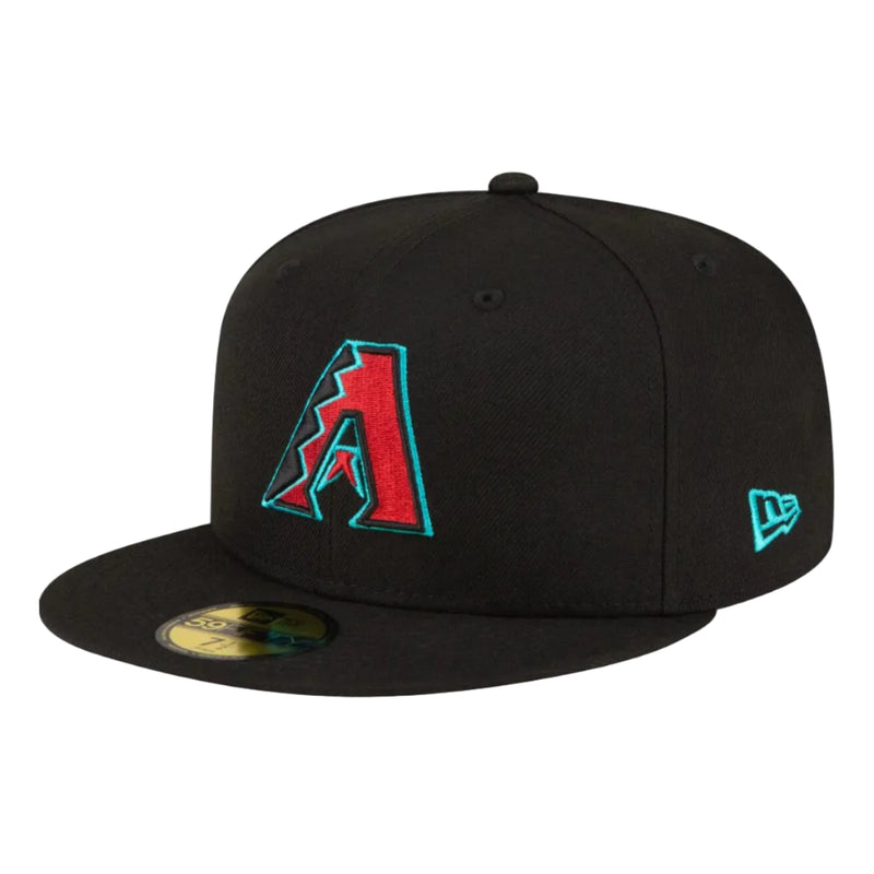 Load image into Gallery viewer, Black Diamondbacks cap with a red and blue logo on a white background
