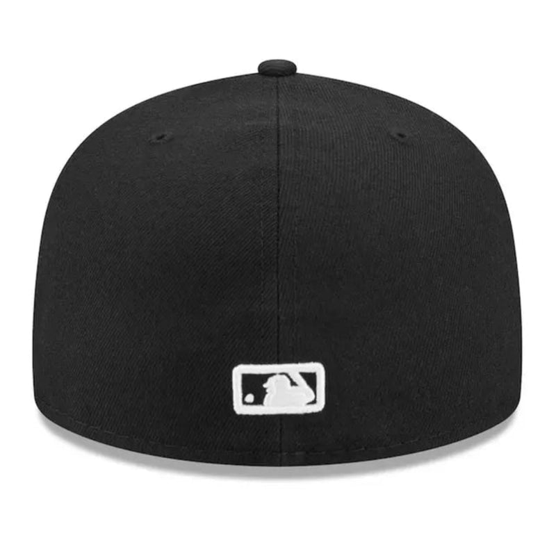 Load image into Gallery viewer, Black baseball cap with MLB logo on a white background
