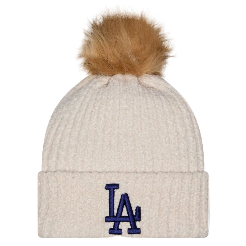 Load image into Gallery viewer, New Era Dodgers Lined Pom Beanie - SDL
