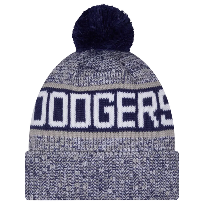 Load image into Gallery viewer, New Era Dodgers Knit Tri Color Beanie - OTC
