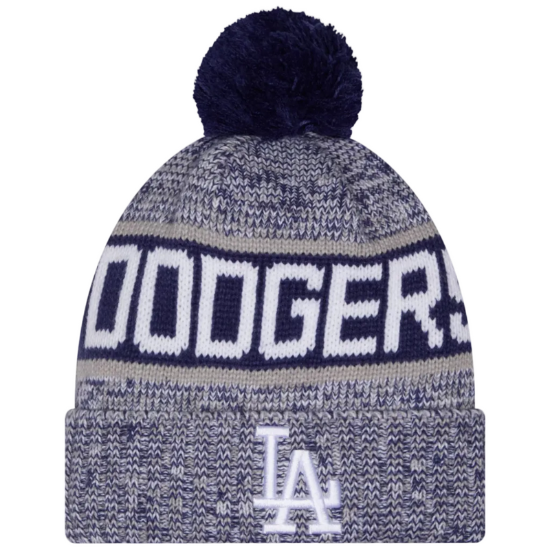 Load image into Gallery viewer, New Era Dodgers Knit Tri Color Beanie - OTC
