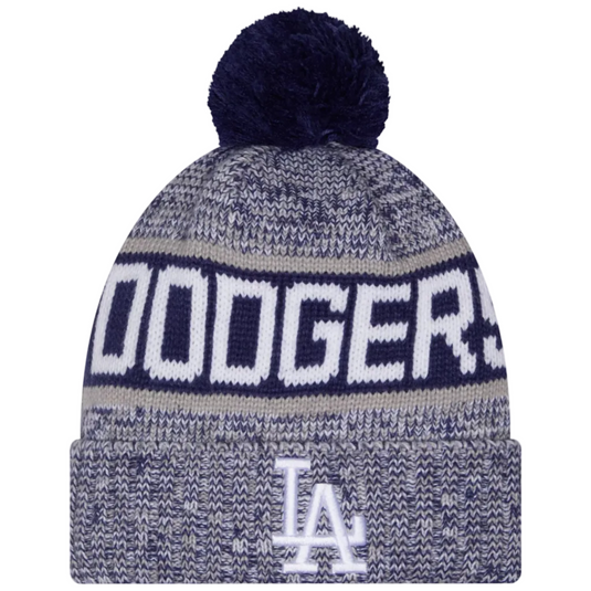 New Era Dodgers Knit Tri Color Beanie - OTC