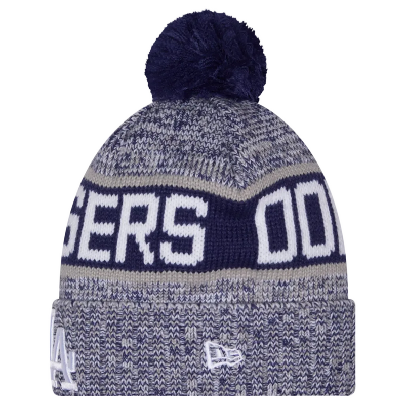 Load image into Gallery viewer, New Era Dodgers Knit Tri Color Beanie - OTC

