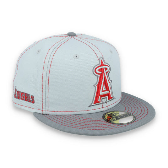 Baseball cap with Angels logo on a white background