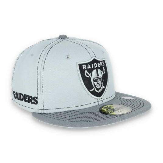 Light gray cap with Raiders logo on a white background