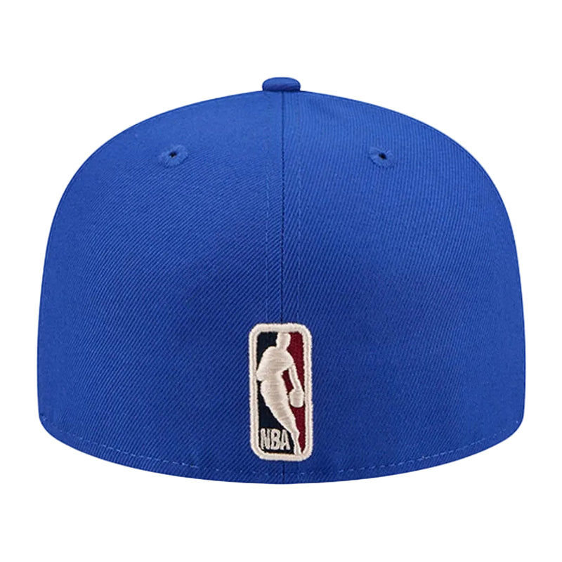 Load image into Gallery viewer, Blue cap with NBA logo on a white background

