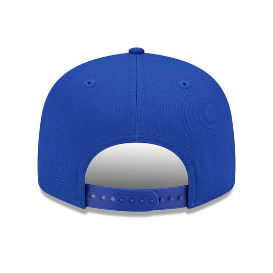 Blue baseball cap on a white background