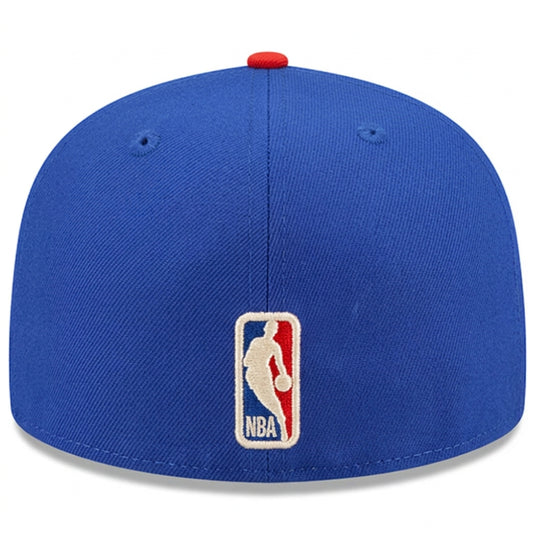 A piece of Philadelphia 76ers history, this fitted cap features an embroidered a classic NBA logo in red, white, and blue on the back. Philadelphia’s favorite Founding Father is ballin’ in style on this iconic 6-panel 59FIFTY fitted cap from New Era.