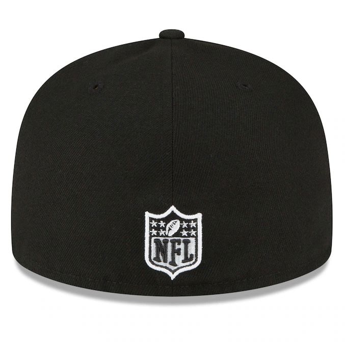 Load image into Gallery viewer, Black cap with NFL logo on a white background

