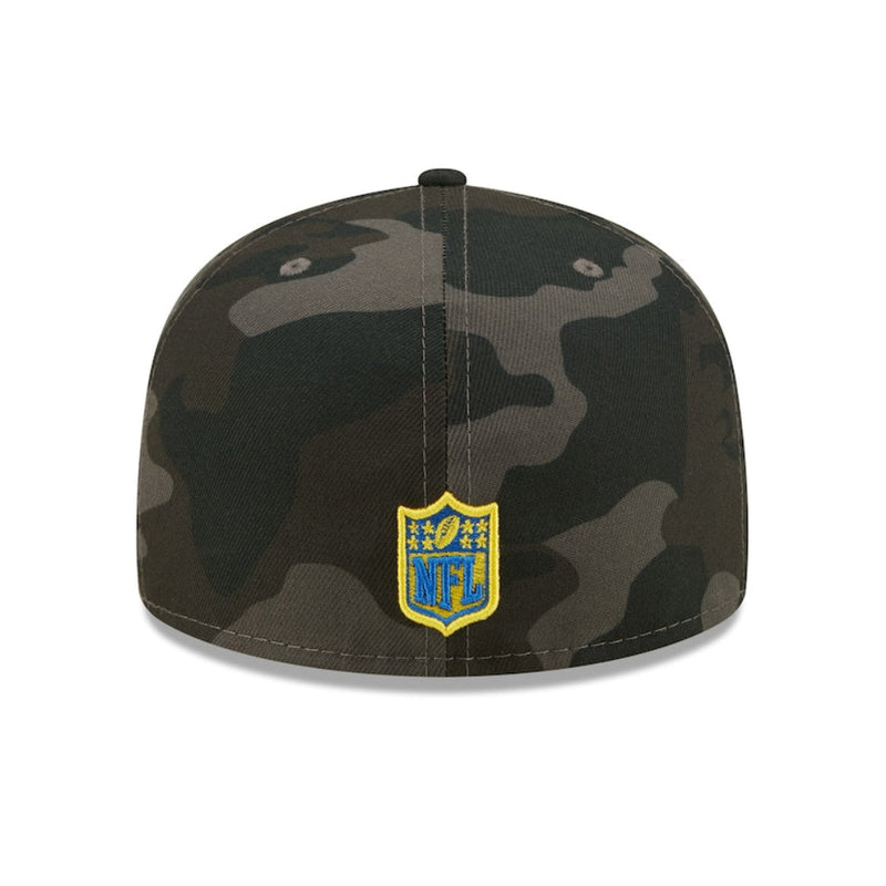 Load image into Gallery viewer, Camouflage baseball cap with NFL logo on a white background
