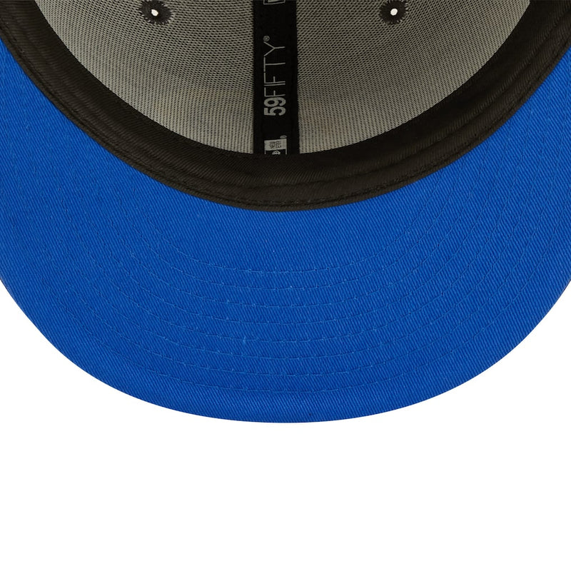 Load image into Gallery viewer, Blue baseball cap with '59Fifty' logo on a white background
