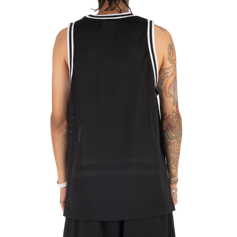 Load image into Gallery viewer, Pro Club Classic B-Ball Jersey - Black - Back
