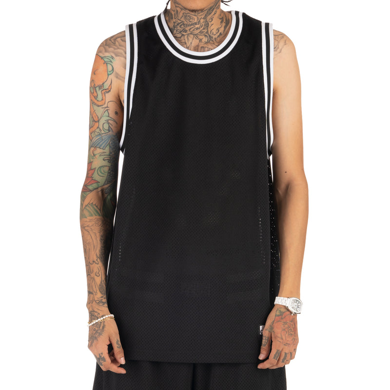 Load image into Gallery viewer, Pro Club Classic B-Ball Jersey - Black - Front

