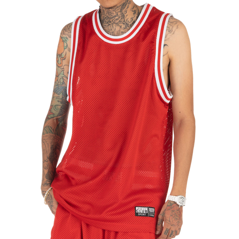 Load image into Gallery viewer, Pro Club Classic B-Ball Jersey - Red
