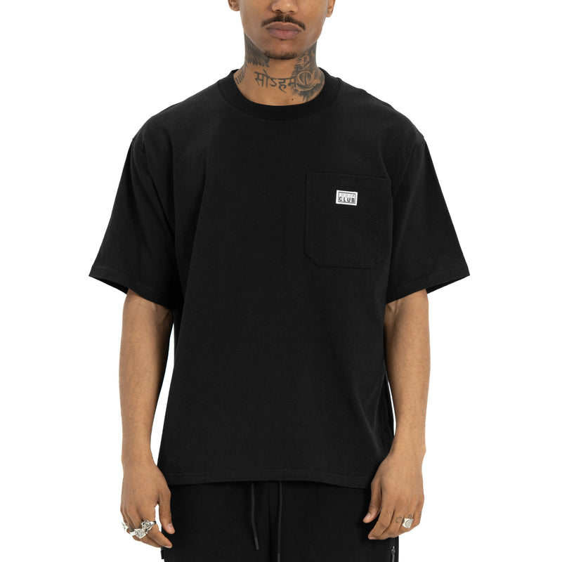 Load image into Gallery viewer, Pro Club S/S Heavy Wide Pocket Tee - Black
