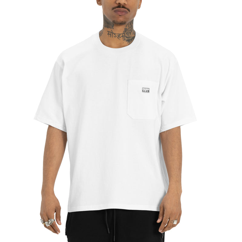 Load image into Gallery viewer, Pro Club S/S Heavy Wide Pocket Tee - White
