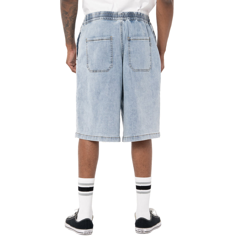Load image into Gallery viewer, Pro Club Oversized Denim Lounge Short
