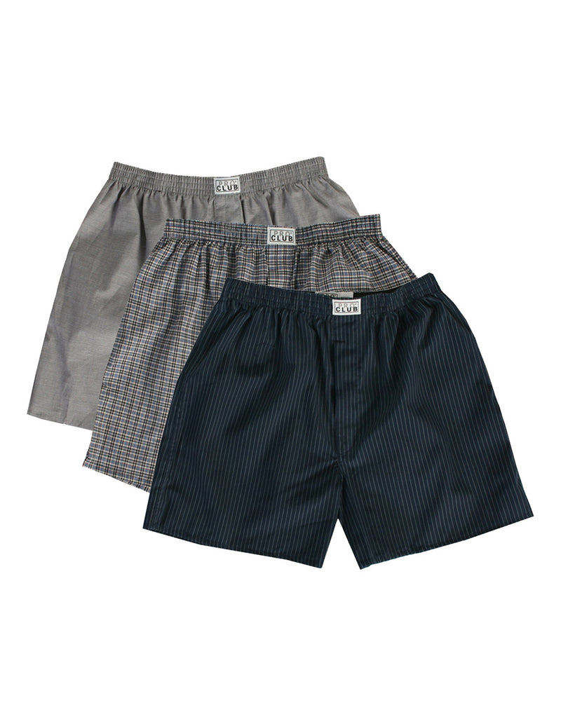 Load image into Gallery viewer, Pro Club Men&#39;s Boxer Trunks (2 Pack) Mixed Colors

