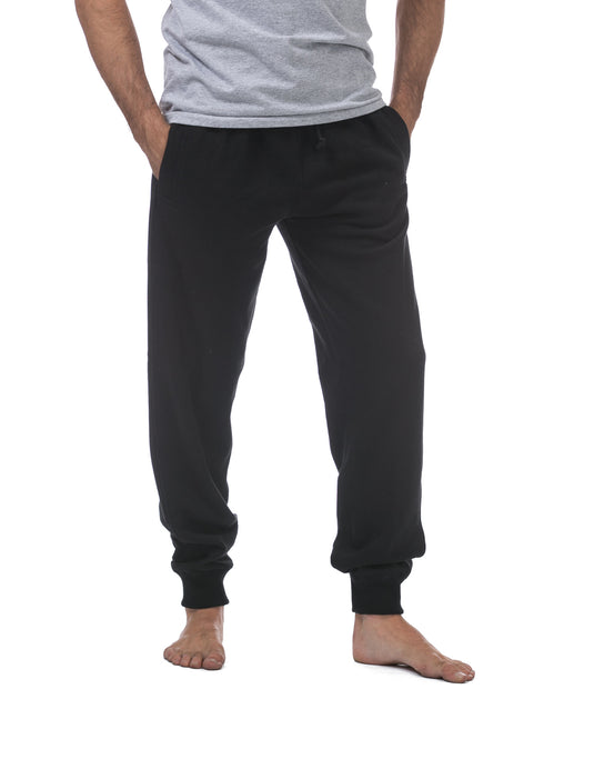 Pro Club Comfort Jogger Fleece Sweatpants Black