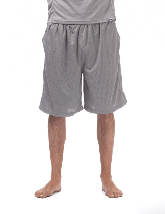 Pro Club Comfort Mesh Athletic Gym Shorts Gray