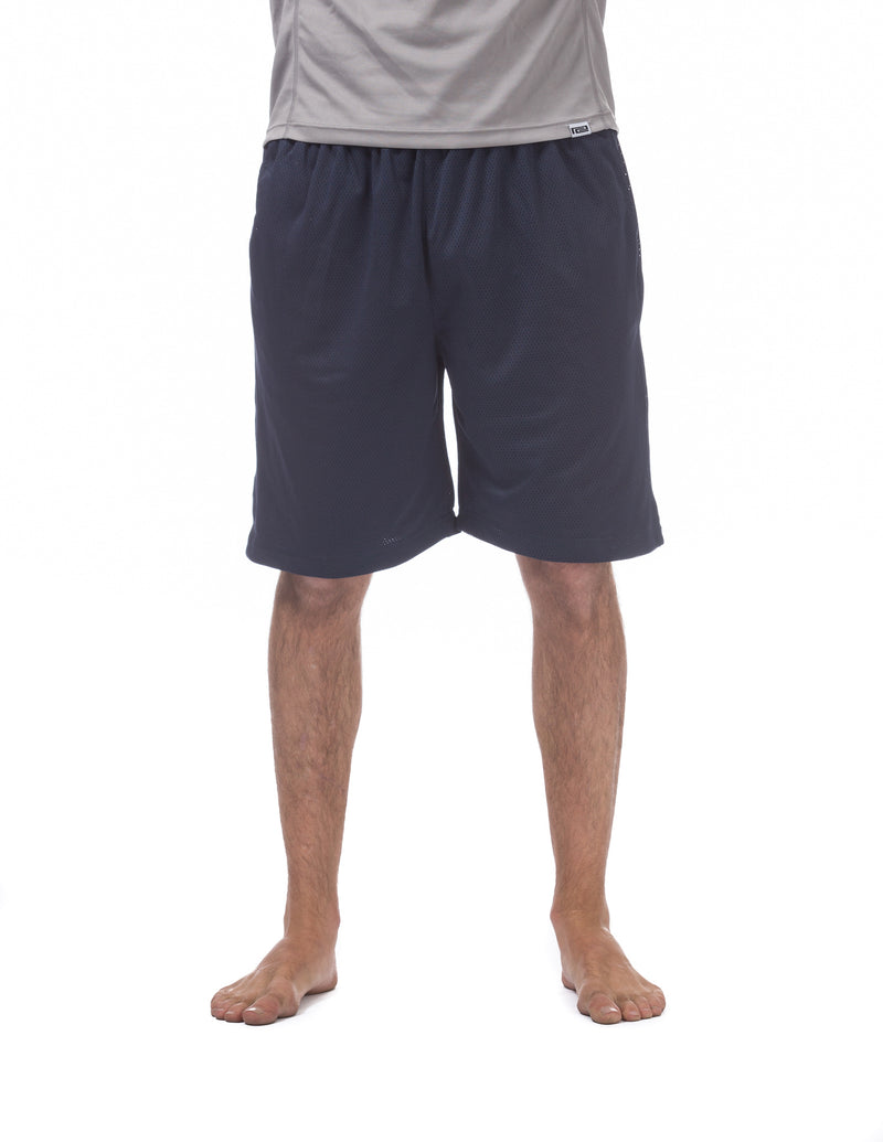 Load image into Gallery viewer, Pro Club Comfort Mesh Athletic Gym Shorts Navy
