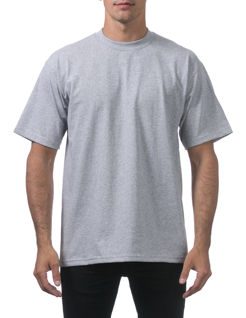 Load image into Gallery viewer, Pro Club Heavyweight Short Sleeve Tee Heather Gray
