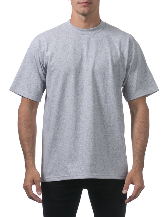 Pro Club Heavyweight Short Sleeve Tee Heather Gray