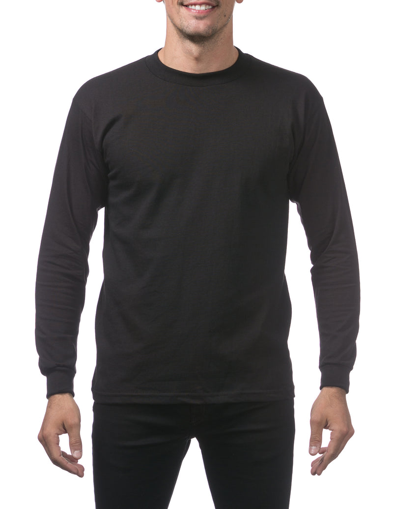 Load image into Gallery viewer, Pro Club Heavyweight Long Sleeve Tee Black
