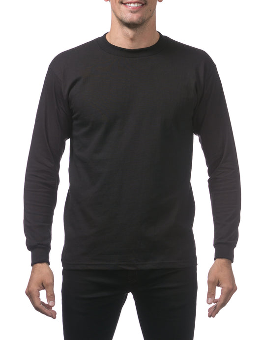 Pro Club Heavyweight Long Sleeve Tee Black