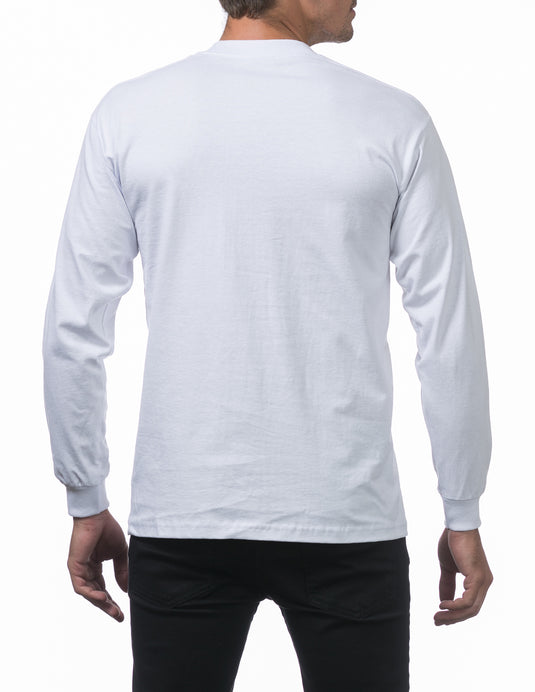 Pro Club Heavyweight Long Sleeve Tee White