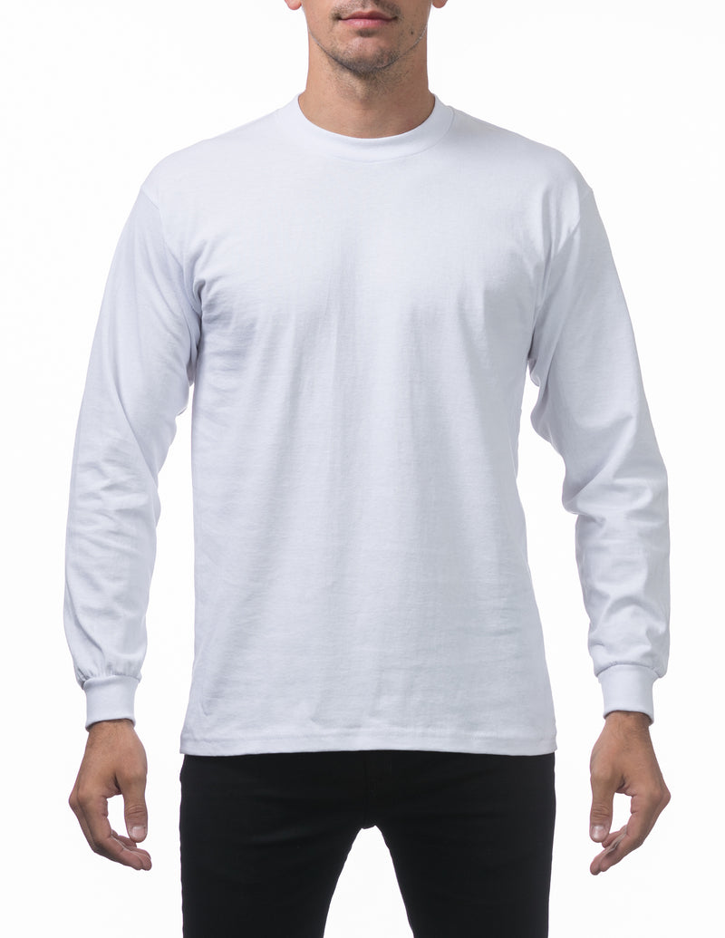 Load image into Gallery viewer, Pro Club Heavyweight Long Sleeve Tee White
