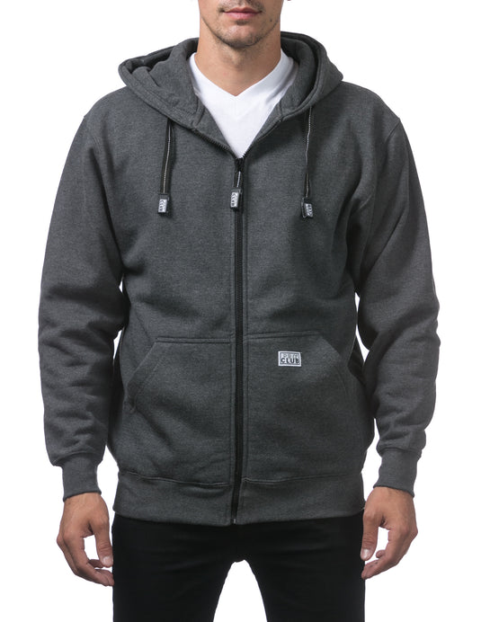 Pro Club Heavyweight Zipper Hoodie Charcoal