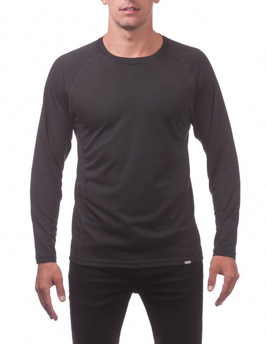 Pro Club Long Sleeve Performance DryPro Tee Black