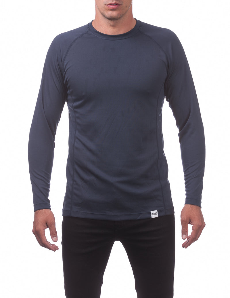 Load image into Gallery viewer, Pro Club Long Sleeve Performance DryPro Tee Navy
