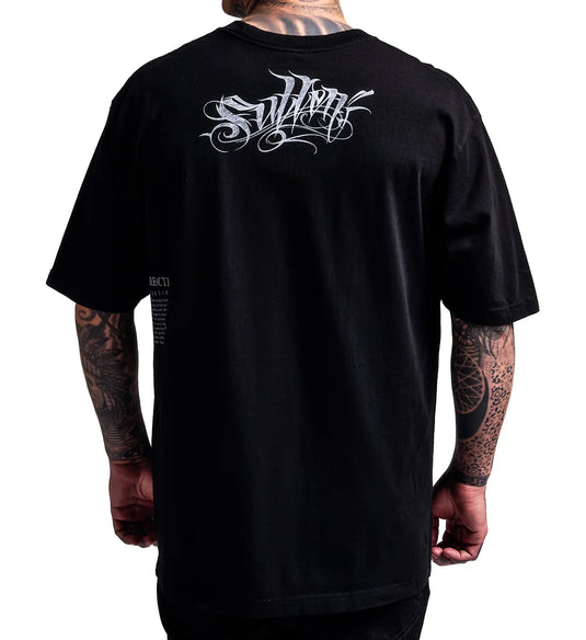Sullen Fallen Angel "1 Ton" Tee - Jet Black