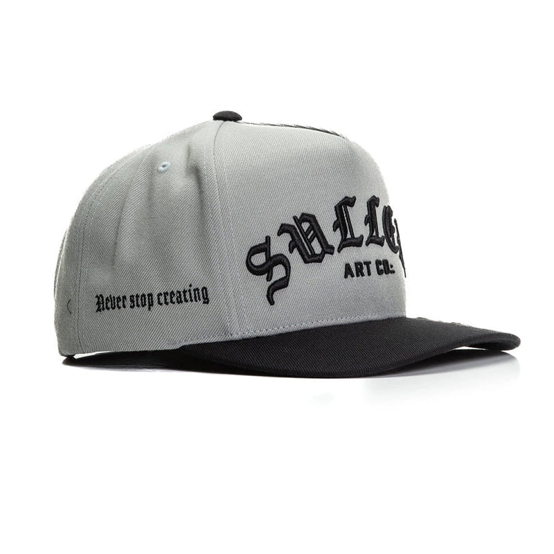 Load image into Gallery viewer, Gray cap with black text on a white background

