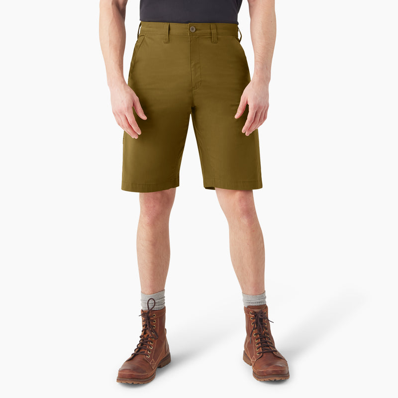 Load image into Gallery viewer, Dickies SR601 11&quot; Temp-iQ Hybrid Utility Short - Dark Olive

